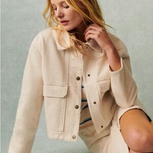 Sézane Marion Jacket in Ecru